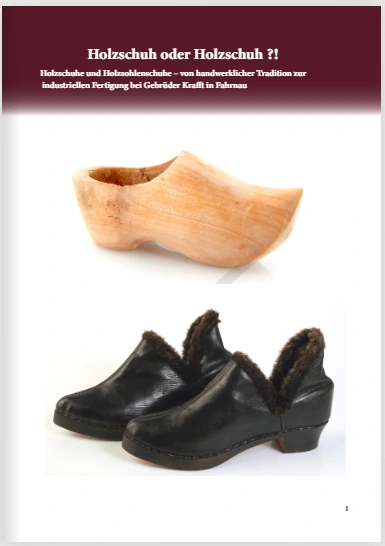 Titelseite des Booklets Holzschuh oder Holzschuh?!